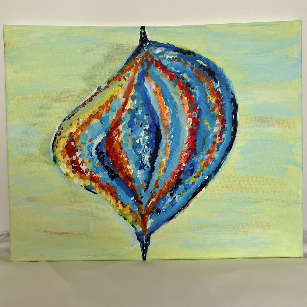 💙 Original acrylic painting, abstract, sold by the artist. 16” x 20”